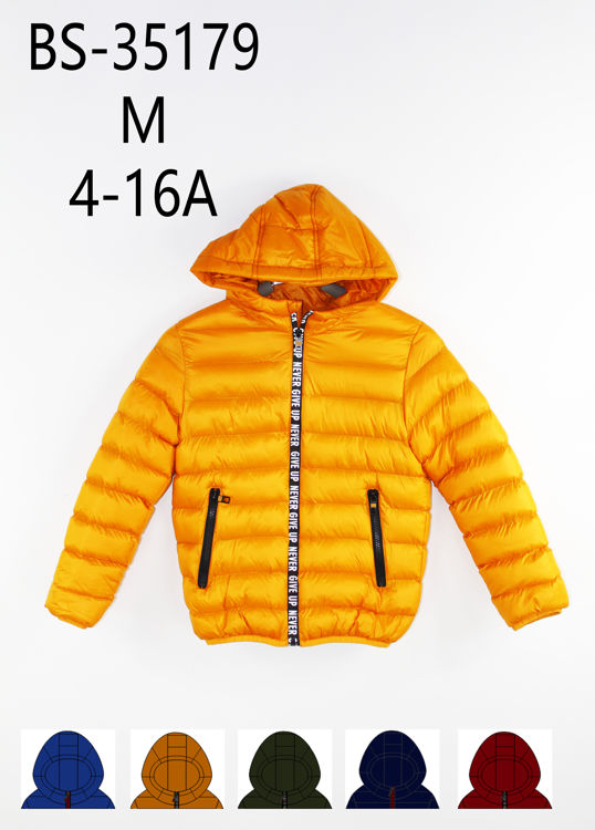 Picture of BS35179 BOYS HIGH QUALITY MATERIAL PUFFED JACKET